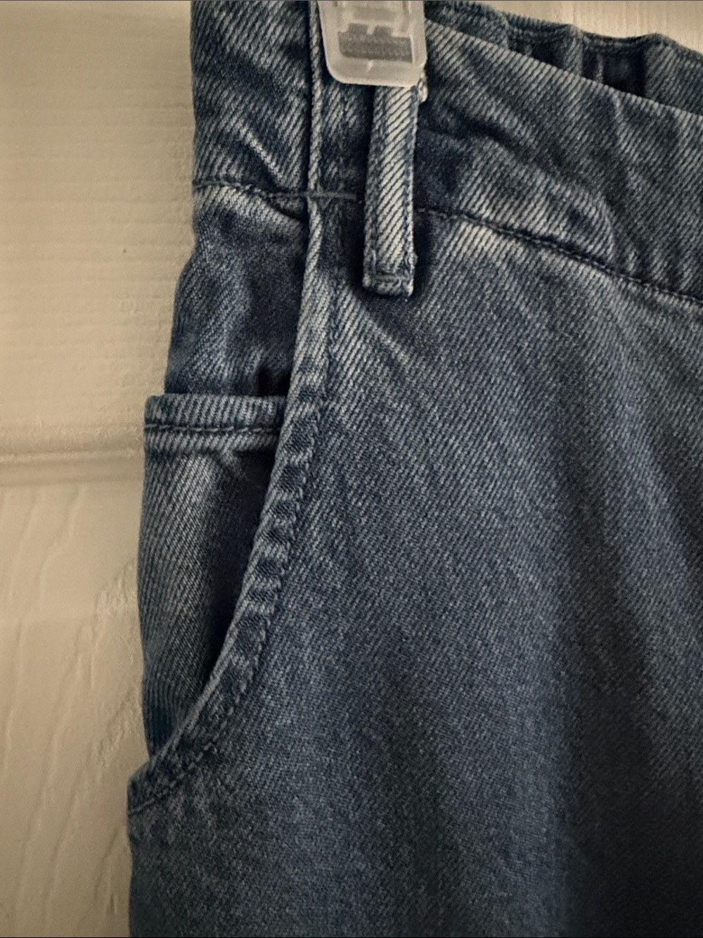 Young Fabulous & Broke YFB Wide-Leg High-Rise Paperbag Jeans LARGE - Picture 5 of 12
